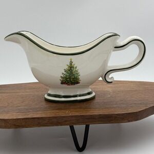 Christopher Radko Traditions Holiday Celebrations Gravy Boat Christmas Tree